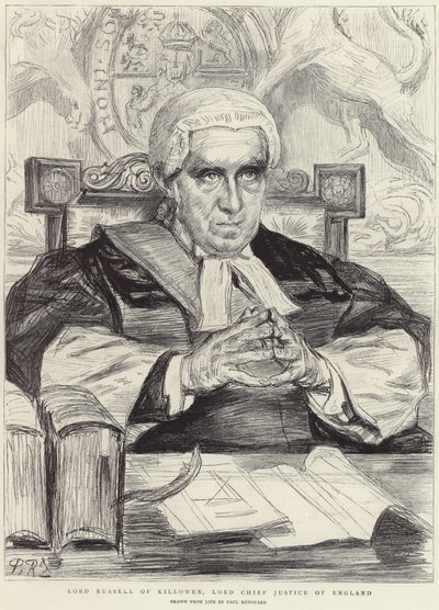Lord Russell of Killowen (litho) tekijältä Charles Paul (after) Renouard