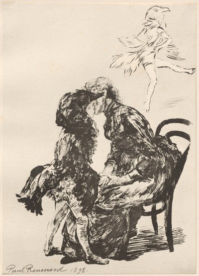 Ennen balettia, 1898. tekijältä Charles Paul Renouard