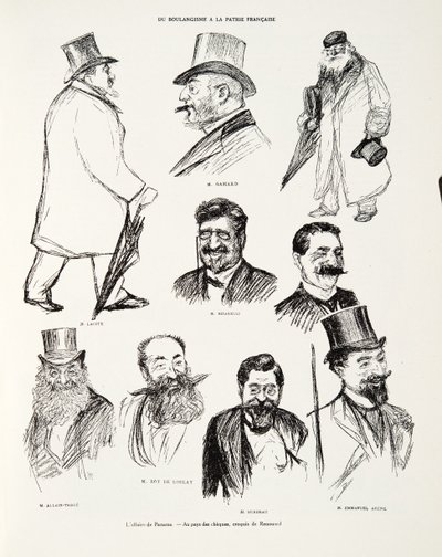 Panaman tapaus - Sekkien maassa, Renouardin luonnos, Histoire de la Troisieme Republique, Vol. I, Poliittinen historia, jul. 1933 tekijältä Charles Paul Renouard