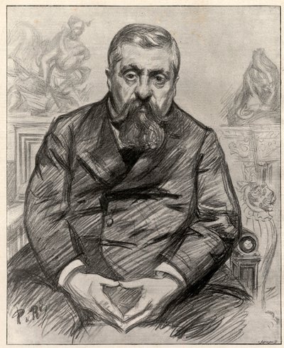 Ranskan valtiomiehen Charles Alexandre Dupuyn (1851-1923) muotokuva. tekijältä Charles Paul Renouard