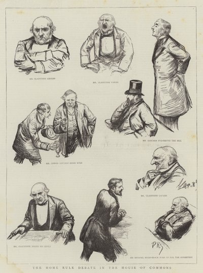 Home Rule -keskustelu alahuoneessa tekijältä Charles Paul Renouard