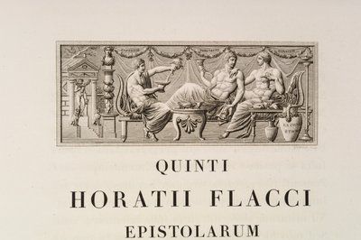 Sivu Quintus Horatius Flaccukselta tekijältä Charles Percier