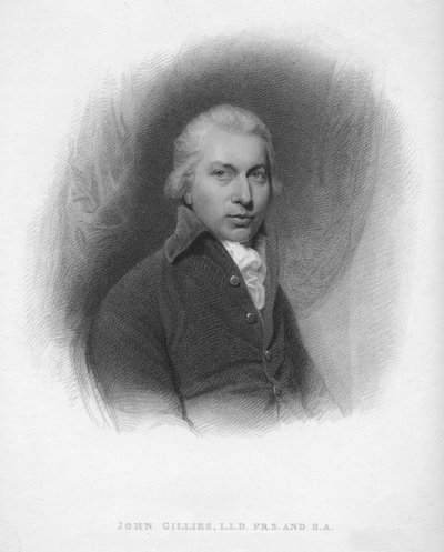 John Gillies, L.L.D. F.R.S. ja S.A., 1813. tekijältä Charles Picart
