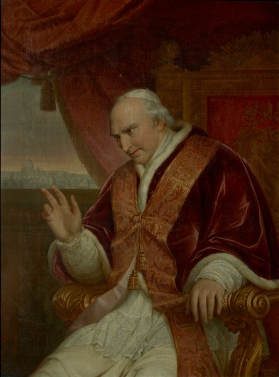 Paavi Pius VIII:n muotokuva 1761-1830, 1828. tekijältä Charles Picqué