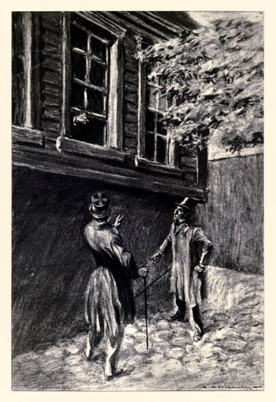 He näkivät sen vain vilauksen vuoksi Robert Louis Stevensonin (1850-1894) "Tohtori Jekyllin ja herra Hyden omituisesta tapauksesta", jonka kuvitti Charles Raymond Macauley (1871-1934) tekijältä Charles Raymond Macauley