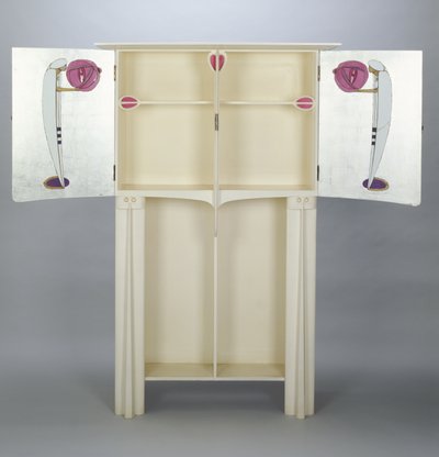 Huonekalut ja erilaiset esineet 1100- ja 1300-luvuilta tekijältä Charles Rennie Mackintosh