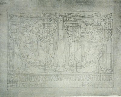 Diploma of Honour, Glasgow School of Art, 1893 (vesivärivedos riisipaperille). tekijältä Charles Rennie Mackintosh