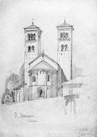 S. Abondio, Como, 1891 tekijältä Charles Rennie Mackintosh
