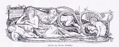 Kevät, The Magazine of Art 1893, Cassell and Company, 1893 tekijältä Charles Ricketts