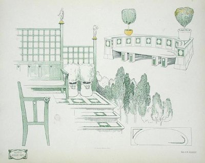 Yksityiskohdat istuimista ja pengerreistä 1900-luvun alusta, "Documents d