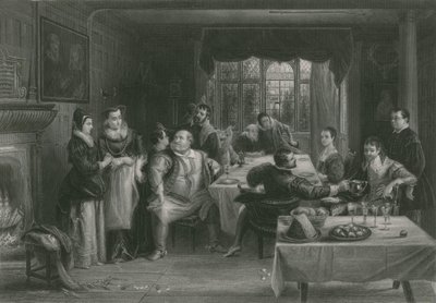 Falstaff ja hänen ystävänsä, Windsorin iloiset vaimot tekijältä Charles Robert Leslie