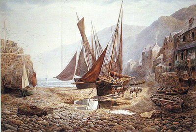 Satama-allas, Clovelly tekijältä Charles Robertson