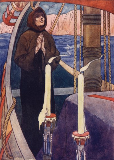 Munkkia käskettiin näyssä ottamaan Andrewsin luita tietylle alukselle tekijältä Charles Robinson