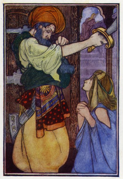 Sininen parta (väri litho) tekijältä Charles Robinson