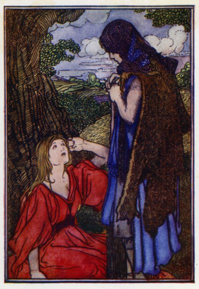 Hyväntekevä sammakko (väri litho) tekijältä Charles Robinson