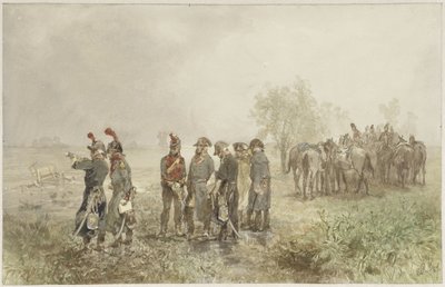 Ranskalaisten upseerien kokous Hollannissa, 1793 tekijältä Charles Rochussen