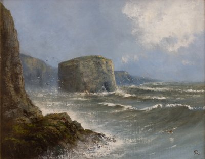 Marsden Rock (öljy aluksella) tekijältä Charles Rutherford