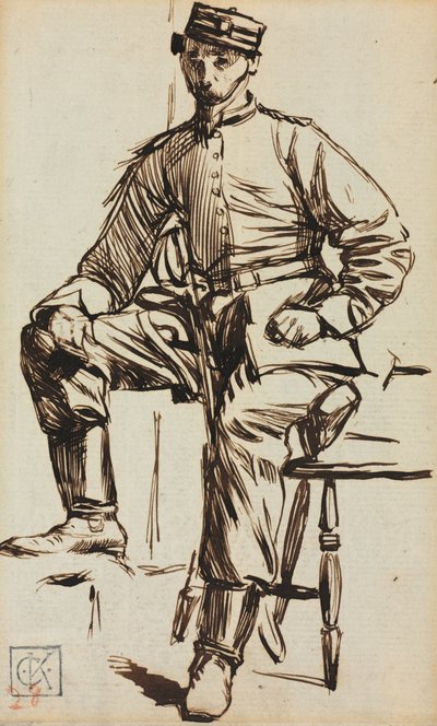 Charles Keene vapaaehtoisena. tekijältä Charles Samuel Keene