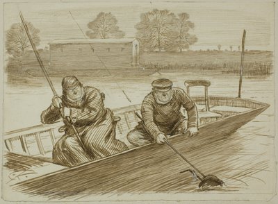 Kalastuskohtaus tekijältä Charles Samuel Keene