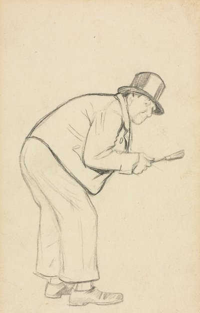 Tutkimus aiheesta "A Woman Hater" tekijältä Charles Samuel Keene