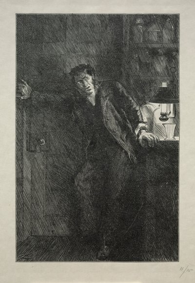 Takki turkisvuorella, 1869. tekijältä Charles Samuel Keene