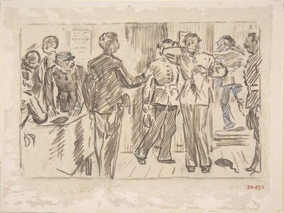 Sotilaan kyyneleen vanha laulu, n. 1879. tekijältä Charles Samuel Keene