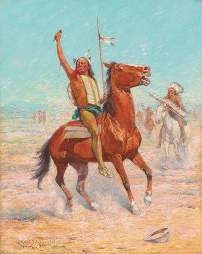 Päänahka, 1912 tekijältä Charles Schreyvogel