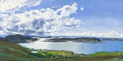 Altandhun takana, 2011 (öljy kankaalle) tekijältä Charles Simpson