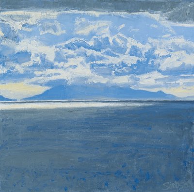 Pimeä meri, rommi, 2015 (öljy kankaalle) tekijältä Charles Simpson