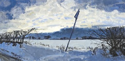 Joulukuun iltapäivä, 2011 (öljy kankaalle) tekijältä Charles Simpson
