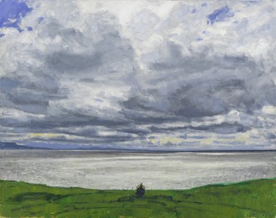 Luoteisrannikko, 2017 (öljy kankaalle) tekijältä Charles Simpson