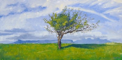 Länsirannikon puu, 2015 (öljy kankaalle) tekijältä Charles Simpson