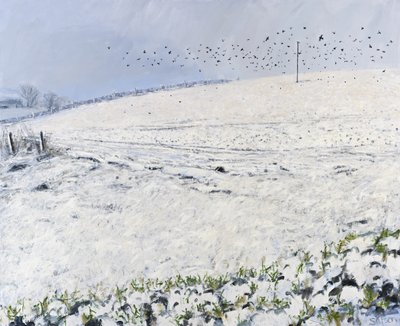 Talvivarikset, 2012 (öljy kankaalle) tekijältä Charles Simpson