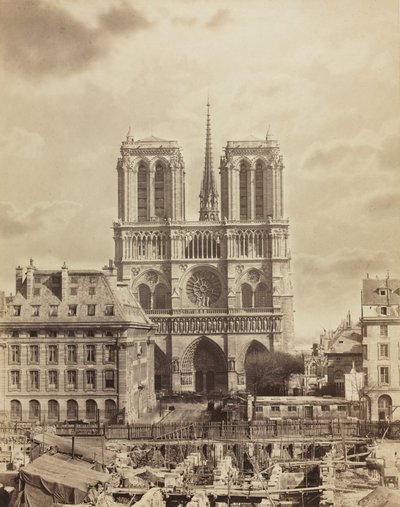 Notre Dame de Paris, 1860-luvun alku. tekijältä Charles Soulier