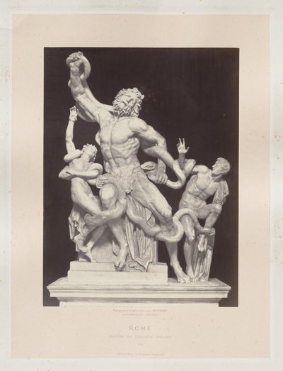 Rooma: Laocoon Vatican Group, n. 1860. tekijältä Charles Soulier