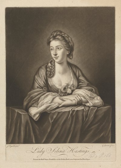 Lady Selina Hastings (os. Shirley), Huntingtonin kreivitär tekijältä Charles Spooner