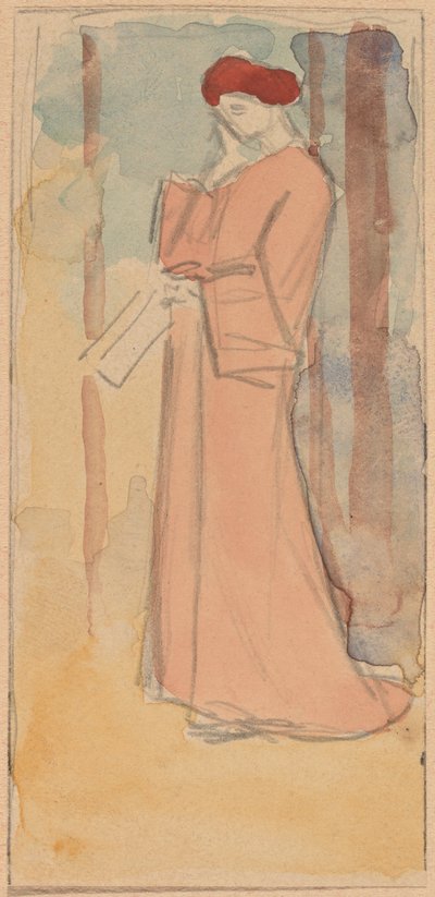 Opiskelu paneelille tekijältä Charles Sprague Pearce