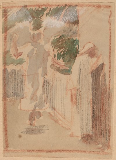 Opiskelu paneelille tekijältä Charles Sprague Pearce