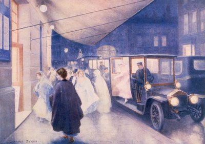 Rolls-Royce-autojen mainosjuliste, c1907 tekijältä Charles Sykes