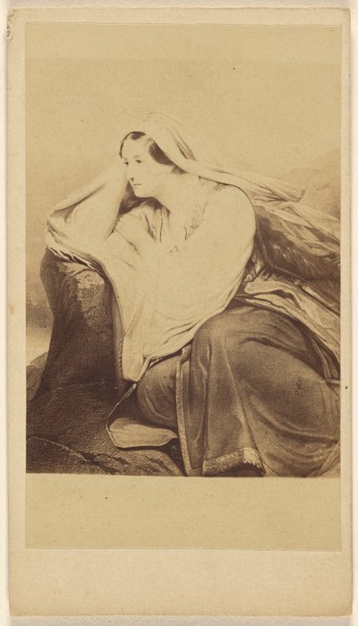 Medora. Ary Scheffer. Leprix. [kopio maalauksesta] tekijältä Charles Taber and Co.
