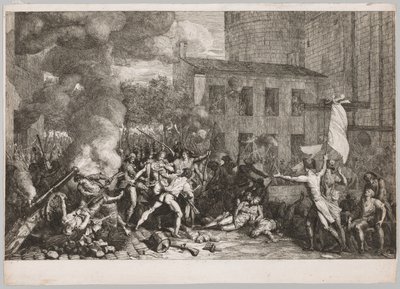 Bastillen myrsky, 14. heinäkuuta 1789, 1790. tekijältä Charles Thevenin