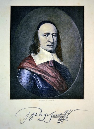 Peter Stuyvesant (värillinen kaiverrus) tekijältä Charles Thomas Burt