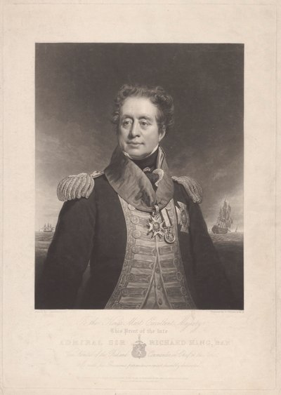 Amiraali Sir Richard King tekijältä Charles Turner