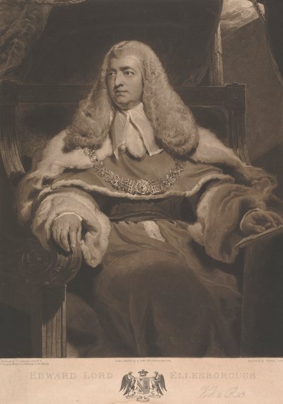 Edward Law, ensimmäinen paroni Ellenborough tekijältä Charles Turner