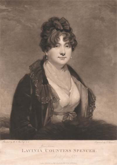 Lavinia Bingham, Spencerin kreivitär tekijältä Charles Turner