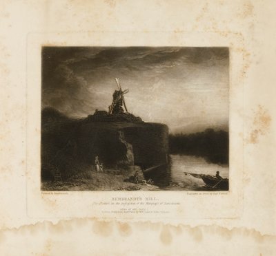 Rembrandtin mylly tekijältä Charles Turner
