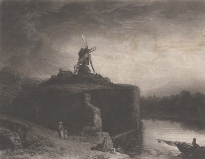 Rembrandtin mylly, 1823. tekijältä Charles Turner