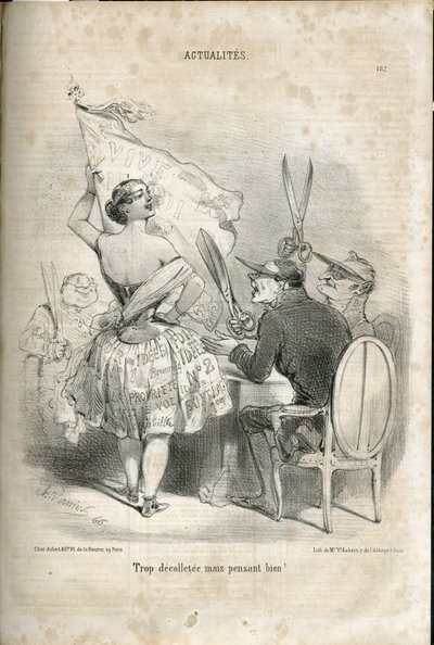 Charles Vernierin (? -1887) kuvitus Le Charivarissa tekijältä Charles Vernier