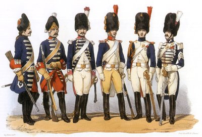 Ranskan armeijan virkapuvut: Hevoskranadiers tekijältä Charles Vernier