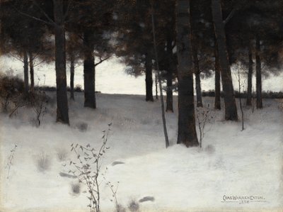 Metsää talvella tekijältä Charles Warren Eaton